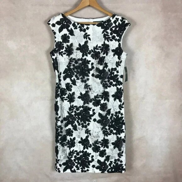 Lauren Ralph Lauren Dresses & Skirts - Ralph Lauren Bria Embroidered Cap Sleeve Cocktail Dress NWT 10